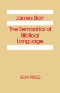 bokomslag Semantics of Biblical Language