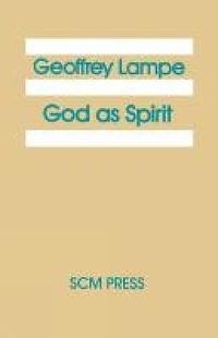 bokomslag God as Spirit