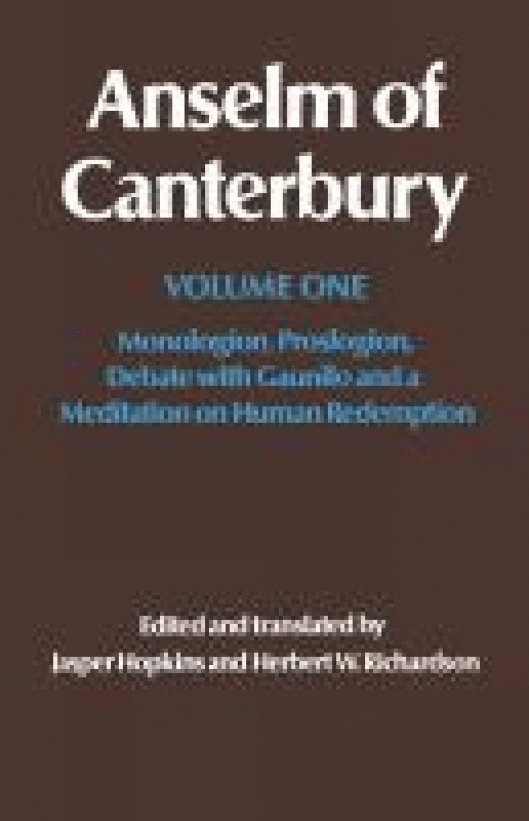 Anselm of Canterbury, Anseln of Canterbury - Anselm of Canterbury, Häftad