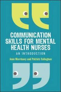 bokomslag Communication skills for mental health nurses