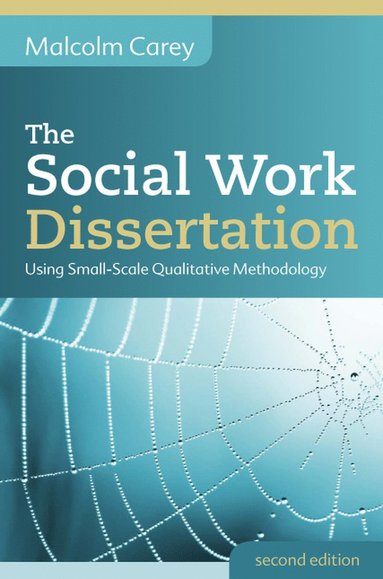 bokomslag Social Work Dissertation: Using Small-Scale Qualitative Methodology