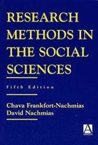 bokomslag Research methods in the social sciences
