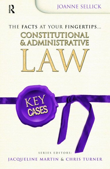 Joanne Coles - Key Cases: Constitutional and Administrative Law, Häftad
