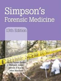 bokomslag Simpson's Forensic Medicine, 13th Edition