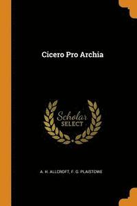 bokomslag Cicero Pro Archia