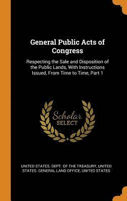 General Public Acts of Congress 1