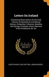 bokomslag Letters On Iceland