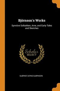 bokomslag Bjrnson's Works