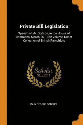 bokomslag Private Bill Legislation