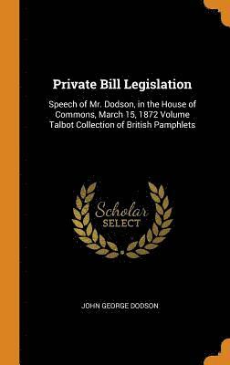 bokomslag Private Bill Legislation