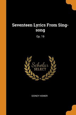 Seventeen Lyrics From Sing-song 1