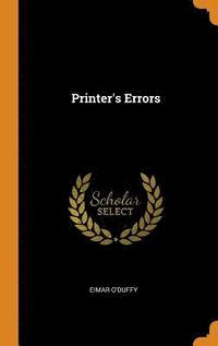 bokomslag Printer's Errors