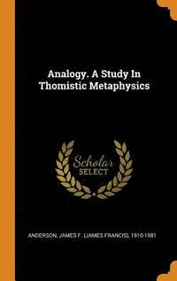 bokomslag Analogy. A Study In Thomistic Metaphysics