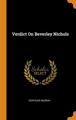 bokomslag Verdict On Beverley Nichols