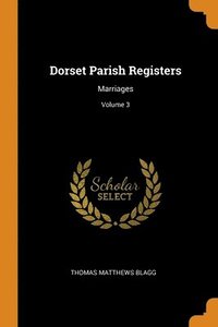 bokomslag Dorset Parish Registers