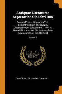 bokomslag Antiquae Literaturae Septentrionalis Libri Duo