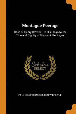 Montague Peerage 1
