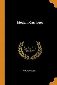 bokomslag Modern Carriages