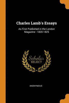 bokomslag Charles Lamb's Essays