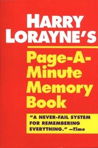 bokomslag Harry Lorayne's Page-a-Minute Memory Book