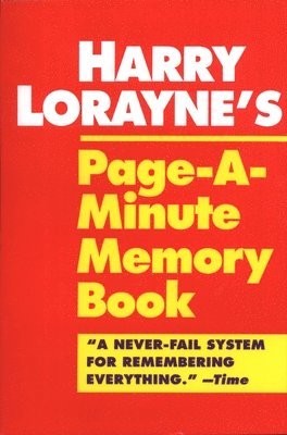 Harry Lorayne's Page-a-Minute Memory Book 1