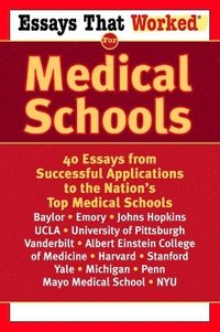 bokomslag Essays that Worked for Medical Schools