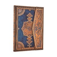 Kalender 2026 Paperblanks Safavid Indigo Midi horisontal
