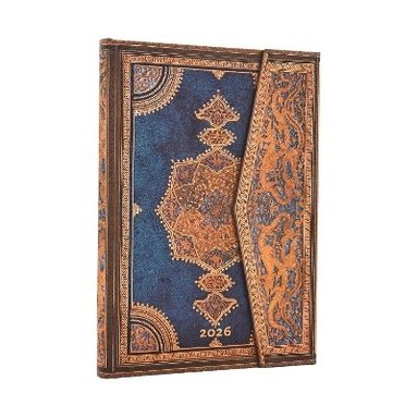 Kalender 2026 Paperblanks Safavid Indigo Midi horisontal