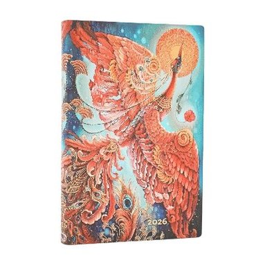 Kalender 2026 Paperblanks Firebird Mini horisontal, flexi