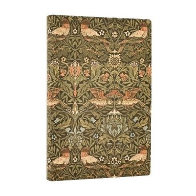 Kalender 2026 Paperblanks Morris Birds Mini horisontal, flexi