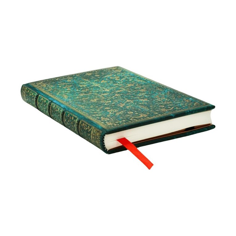 Anteckningsbok Paperblanks Mini olinj - Emerald Flowers, Övrigt