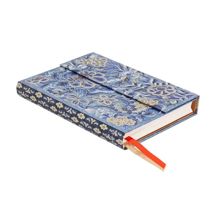 Kalender 2026-2027 Blue Willow, 18-månaders, Mini horisontal, Övrigt