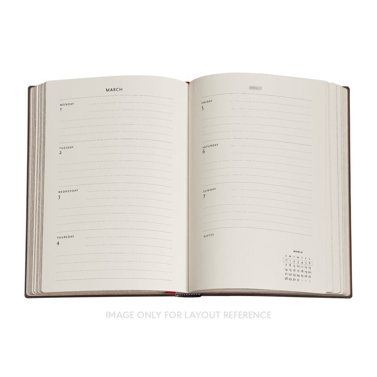 Kalender 2026-2027 Restoration, 18-månaders, Midi horisontal, Övrigt