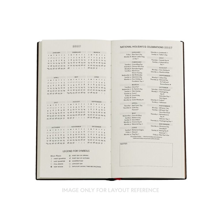 Kalender 2027 Paperblanks Lotus river Slim, Övrigt