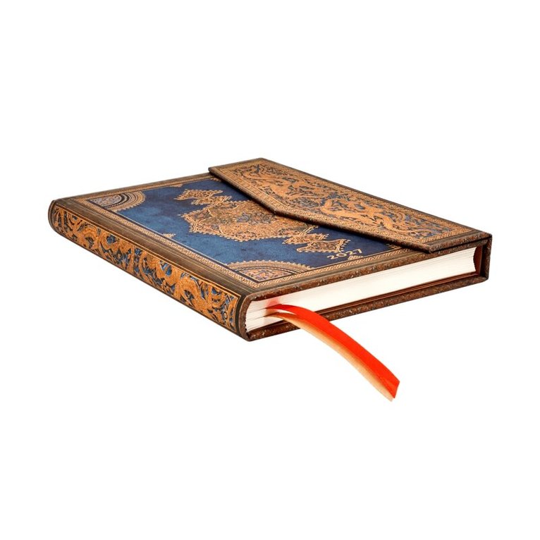 Kalender 2027 Paperblanks Safavid Indigo Midi wrap, Övrigt
