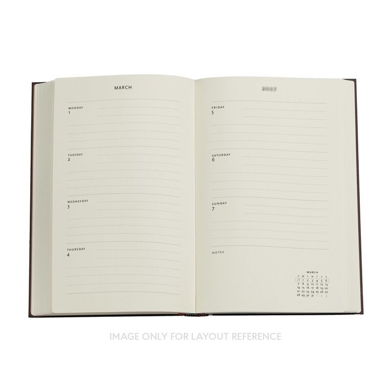 Kalender 2027 Paperblanks Blue Luxe Maxi, Övrigt