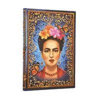 Paperblanks - The Colourful Portrait (Viva Frida) Midi Unlined Hardcover Journal (Elastic Band Closure), Inbunden. Tillgänglighet: Lägg i varukorg