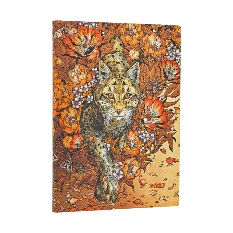 Kalender 2027 Paperblanks Lynx Rising, flexi Midi flexi, Övrigt