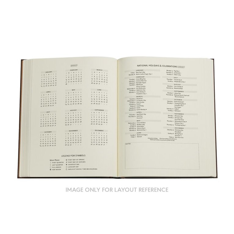Kalender 2027 Paperblanks MimosaUltra vertikal flexi, Övrigt