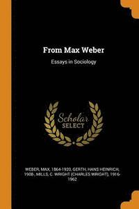 bokomslag From Max Weber