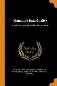 bokomslag Managing Data Quality