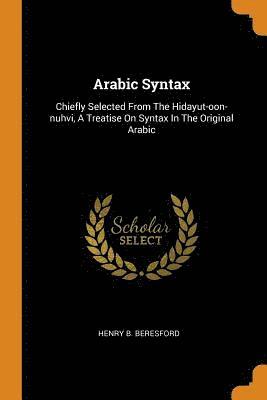 Arabic Syntax 1