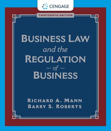 Richard Mann, Barry Roberts - Business Law and the Regulation of Business, Inbunden
