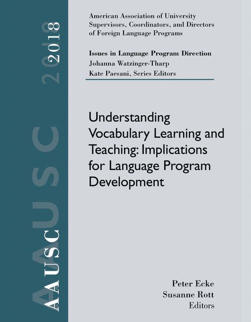 AAUSC 2018 Volume - Issues in Language Program Direction 1