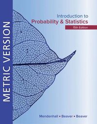 bokomslag Introduction to Probability and Statistics Metric Edition