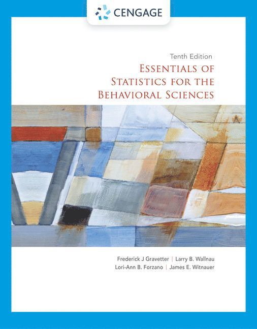 Essentials of Statistics for the Behavioral Sciences 1