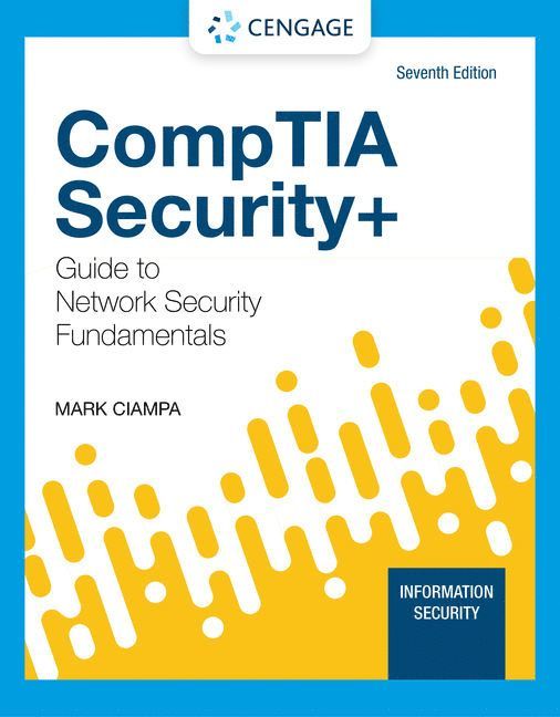 Mark Ciampa, Mark (Western Kentucky University) Ciampa - CompTIA Security+ Guide to Network Security Fundamentals, Häftad