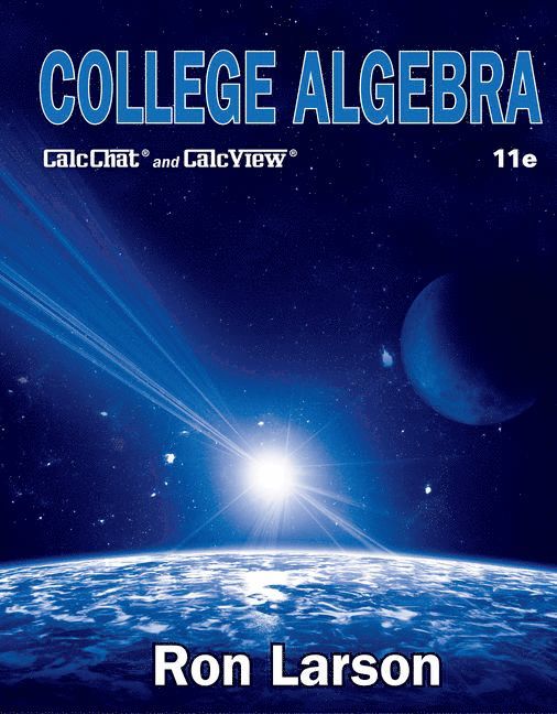 Ron Larson, The Behrend College) Larson, Ron (The Pennsylvania State University - College Algebra, Inbunden