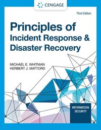 bokomslag Principles of Incident Response & Disaster Recovery