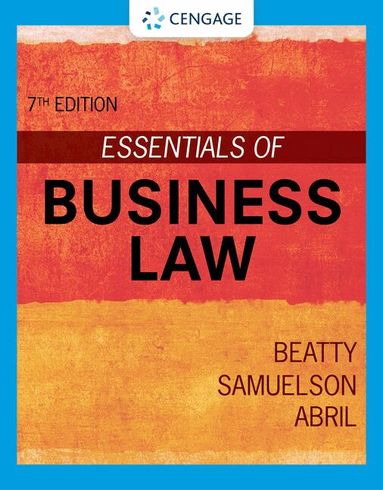 Jeffrey Beatty, Susan Samuelson, Patricia Abril - Essentials of Business Law, Häftad